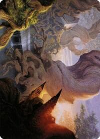 Yavimaya, Cradle of Growth Art Card - Art Series: Modern Horizons 2 - Magic: The Gathering card