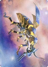 Zabaz, the Glimmerwasp Art Card - Art Series: Modern Horizons 2 - Magic: The Gathering card