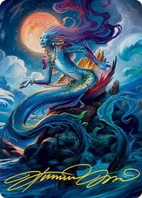 Svyelun of Sea and Sky Art Card (24/81) (Gold-Stamped Signature) - Art Series: Modern Horizons 2 - Magic: The Gathering card