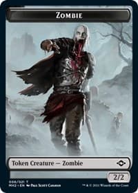 Zombie Token - Modern Horizons 2 - Magic: The Gathering card