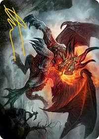 Piru, the Volatile Art Card (Gold-Stamped Signature) - Art Series: Modern Horizons 2 - Magic: The Gathering card