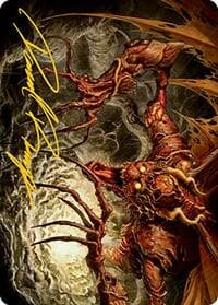 Archfiend of Sorrows Art Card (Gold-Stamped Signature) - Art Series: Modern Horizons 2 - Magic: The Gathering card