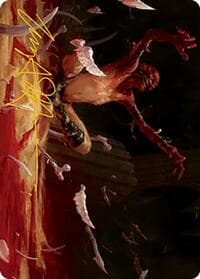 Bone Shards Art Card (Gold-Stamped Signature) - Art Series: Modern Horizons 2 - Magic: The Gathering card