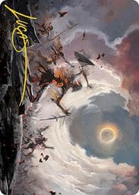 Damn Art Card (Gold-Stamped Signature) - Art Series: Modern Horizons 2 - Magic: The Gathering card