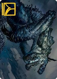 Necrogoyf Art Card (Gold-Stamped Signature) - Art Series: Modern Horizons 2 - Magic: The Gathering card