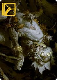 Nested Shambler Art Card (Gold-Stamped Signature) - Art Series: Modern Horizons 2 - Magic: The Gathering card