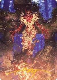 Grist, the Hunger Tide Art Card (55/81) (Gold-Stamped Signature) - Art Series: Modern Horizons 2 - Magic: The Gathering card