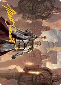 General Ferrous Rokiric Art Card (Gold-Stamped Signature) - Art Series: Modern Horizons 2 - Magic: The Gathering card