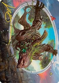 Gaea's Will Art Card (Gold-Stamped Signature) - Art Series: Modern Horizons 2 - Magic: The Gathering card
