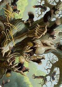 Scurry Oak Art Card (Gold-Stamped Signature) - Art Series: Modern Horizons 2 - Magic: The Gathering card