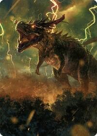 Thrasta, Tempest's Roar Art Card (42/81) - Art Series: Modern Horizons 2 - Magic: The Gathering card