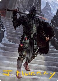 Dakkon, Shadow Slayer Art Card (49/81) (Gold-Stamped Signature) - Art Series: Modern Horizons 2 - Magic: The Gathering card