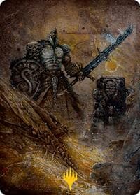 Dakkon, Shadow Slayer Art Card (48/81) (Gold-Stamped) - Art Series: Modern Horizons 2 - Magic: The Gathering card