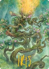 Titania, Protector of Argoth Art Card (Gold-Stamped Signature) - Art Series: Modern Horizons 2 - Magic: The Gathering card