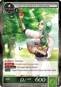 Tree of Heaven's Blessing - The Dawn of Valhalla - Force of Will card