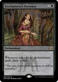Enchantress's Presence (Foil Etched) - Modern Horizons 2 - Magic: The Gathering card