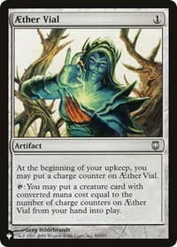 Aether Vial - The List Reprints - Magic: The Gathering card
