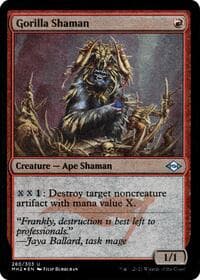 Gorilla Shaman (Foil Etched) - Modern Horizons 2 - Magic: The Gathering card