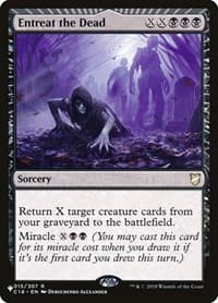 Entreat the Dead - The List Reprints - Magic: The Gathering card
