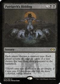 Patriarch's Bidding (Foil Etched) - Modern Horizons 2 - Magic: The Gathering card