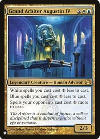 Grand Arbiter Augustin IV - The List Reprints - Magic: The Gathering card