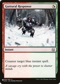 Guttural Response - The List Reprints - Magic: The Gathering card