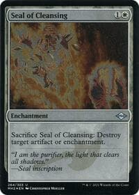 Seal of Cleansing (Foil Etched) - Modern Horizons 2 - Magic: The Gathering card