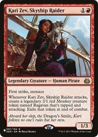 Kari Zev, Skyship Raider - The List Reprints - Magic: The Gathering card