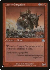 Lesser Gargadon - The List Reprints - Magic: The Gathering card