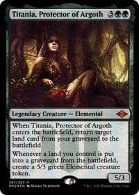 Titania, Protector of Argoth (Foil Etched) - Modern Horizons 2 - Magic: The Gathering card