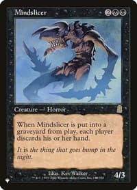 Mindslicer - The List Reprints - Magic: The Gathering card
