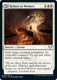 Reduce to Memory - The List Reprints - Magic: The Gathering card