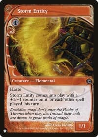 Storm Entity - The List Reprints - Magic: The Gathering card