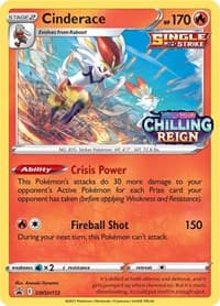 Cinderace - SWSH112 (Prerelease) - SWSH: Sword & Shield Promo Cards - Pokemon card