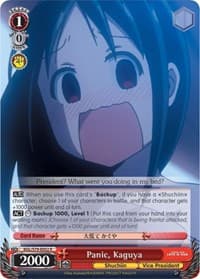 Panic, Kaguya - Kaguya-sama: Love is War - Weiss Schwarz card