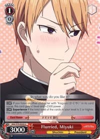 Flurried, Miyuki - Kaguya-sama: Love is War - Weiss Schwarz card