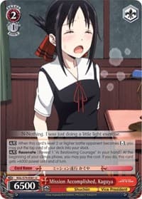Mission Accomplished, Kaguya - Kaguya-sama: Love is War - Weiss Schwarz card