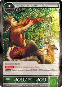 Faun, the Player of Stub - The Dawn of Valhalla - Force of Will card