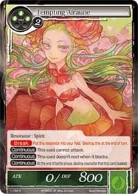 Tempting Alraune - The Dawn of Valhalla - Force of Will card