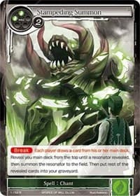 Stampeding Summon - The Dawn of Valhalla - Force of Will card