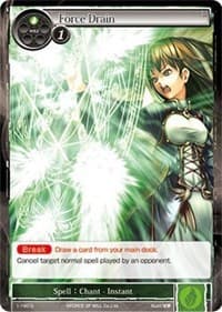 Force Drain - The Dawn of Valhalla - Force of Will card