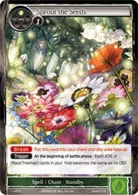 Sprout the Seeds - The Dawn of Valhalla - Force of Will card