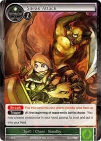 Sneak Attack - The Dawn of Valhalla - Force of Will card
