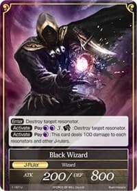 Black Wizard // Black Wizard (J) - The Dawn of Valhalla - Force of Will card