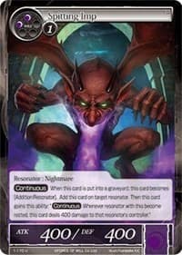 Spitting Imp - The Dawn of Valhalla - Force of Will card