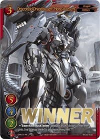 Draconoid Dreadnaught "Hono-ikazuchi" (Winner Stamped) - Gate Ruler Promo Cards - Gate Ruler card