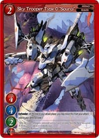Sky Trooper Type 0 "Sourai" - Starter Deck: Giant Mechs & Yokai IN SPACE! - Gate Ruler card