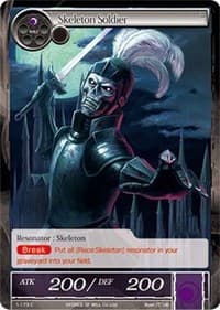 Skeleton Soldier - The Dawn of Valhalla - Force of Will card