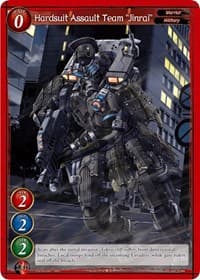 Hardsuit Assault Team "Jinrai" - Starter Deck: Giant Mechs & Yokai IN SPACE! - Gate Ruler card