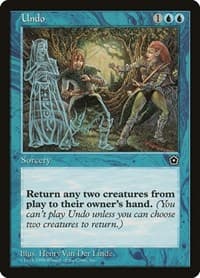 Undo - Portal Second Age - Magic: The Gathering card